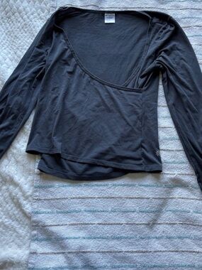 Athleta wrap workout top